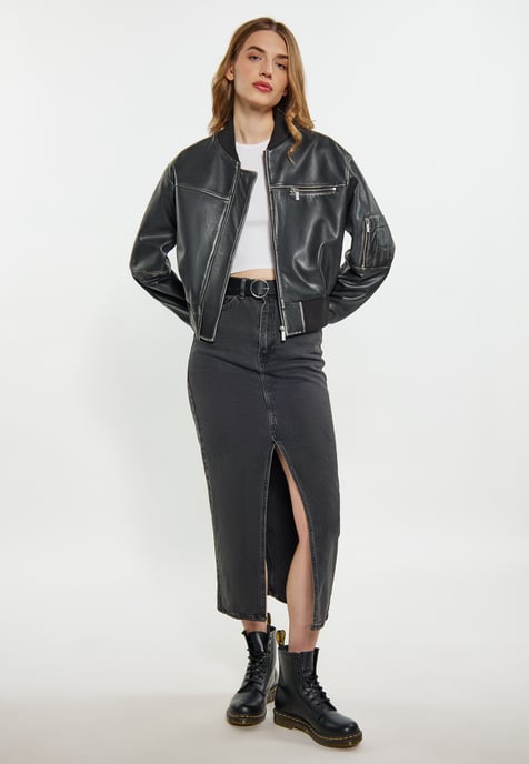 Dreimaster Jacke Damen schwarz - Image 2
