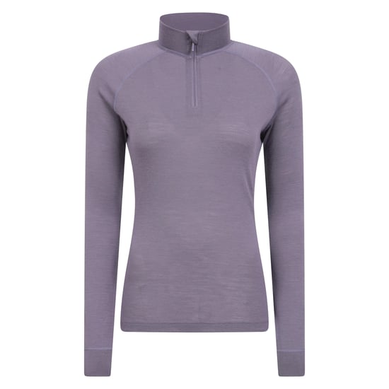 Mountain Warehouse - Thermo-Top Reißverschluss für Damen (dunkellila) - Image 1