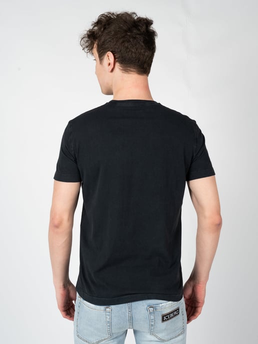 Iceberg T-Shirt C-Neck Herren schwarz - Image 4