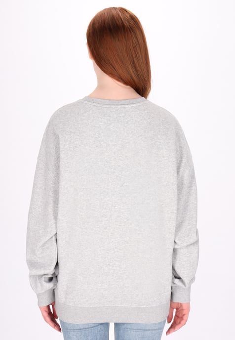 Dreimaster Sweatshirt Damen Grau Melange - Image 4