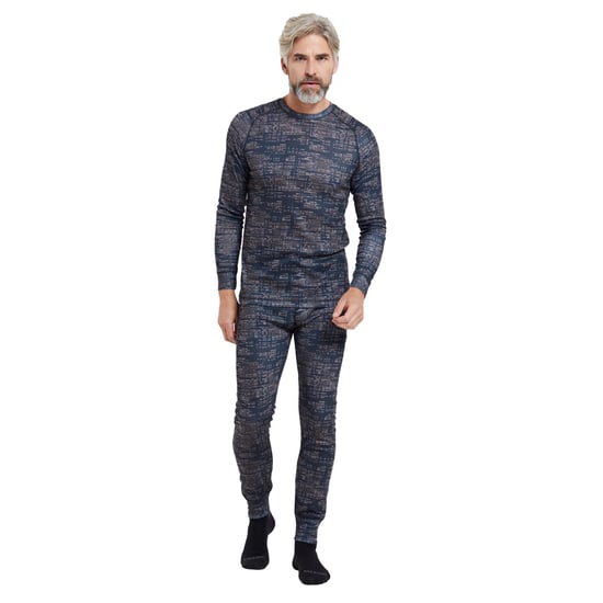 Mountain Warehouse Mens Talus Dash Print Thermal Bottoms (schwarz) - Image 6