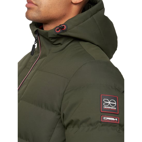 Crosshatch - "Kampnew" Jacke für Herren (Dunkel-Olive) - Image 2