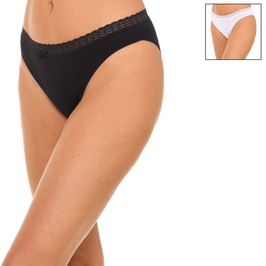 Pack-2 Eco-Dim panties with matching interior lining D09AJ women