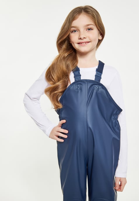 Schmuddelwedda Regenhose aus recyceltem Material Mädchen (Kids) Marine - Image 3