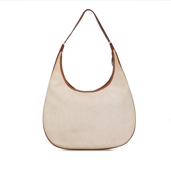 Vintage Hermès Toile Natural Barenia Gao Tasche Braun - Image 3