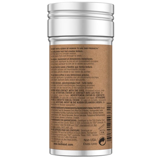 Bed Head for Men by Tigi Mens Hair Wax Stick for Strong Hold 73g