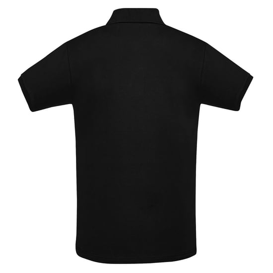 SOLS Mens Perfect Pique Kurzarm-Poloshirt (Schwarz) - Image 2