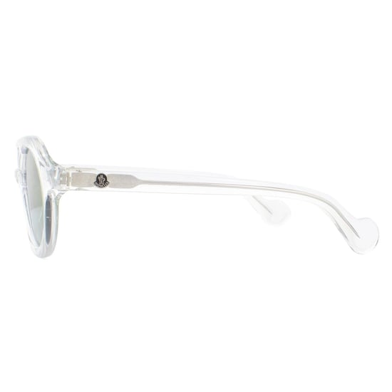Moncler Runde Unisex Kristallgrüne Spiegelsonnenbrille - Image 3