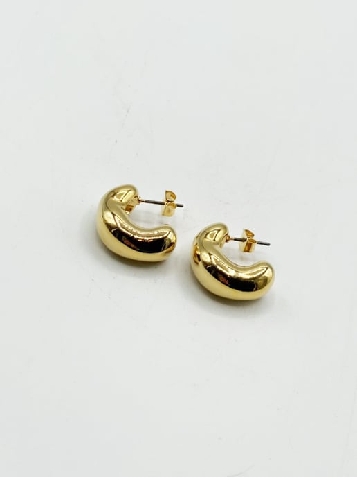 Chunky Half Hoop Earrings