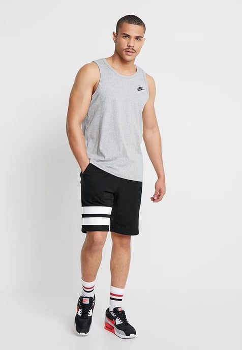 Nike Herren Athletic Gym Casual Vest Tank Top in Grau - Image 4