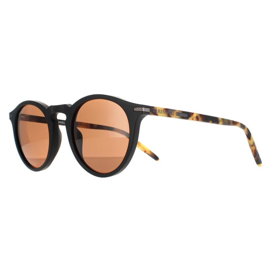 Serengeti Round Unisex Black Mossy Oak Mineral Polarized Drivers Brown Raffaele Sunglasses