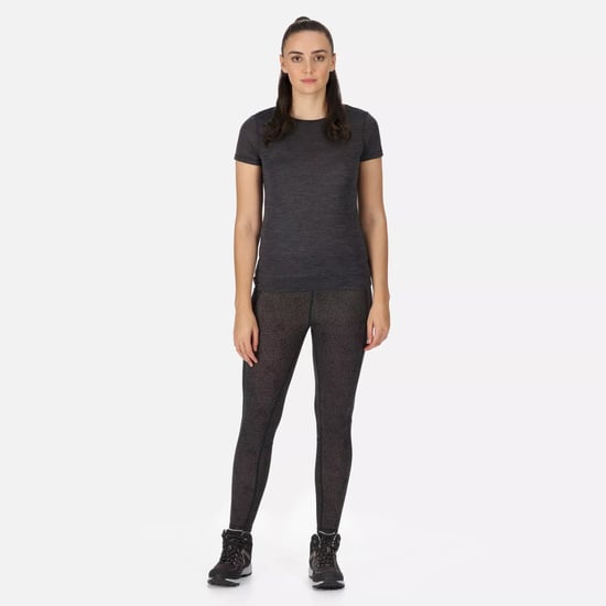 Regatta Womens/Ladies Holeen II Dotted Leggings (Seal Grey)