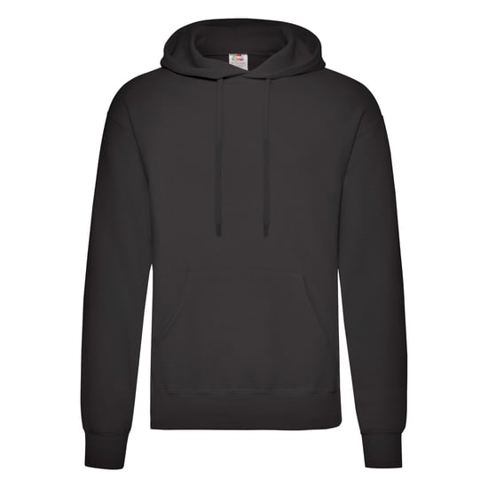 Fruit Of The Loom Herren Sweatshirt mit Kapuze / Hoodie (Schwarz) - Image 1