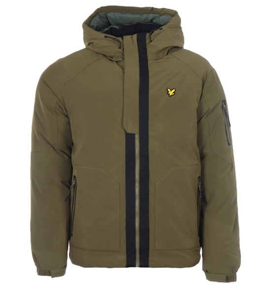 Lyle & Scott Cover Up Pufferjacke - Khaki - Image 1