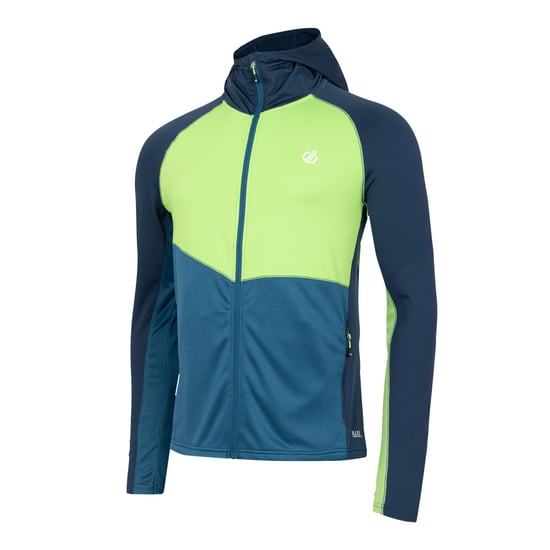 Dare 2B Mens Assimilate II Core Stretch Midlayer (Moonlight Denim/Green Flash)