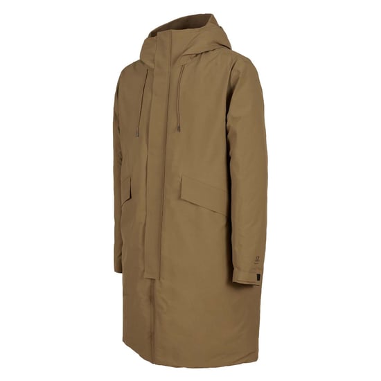 Herren C.P. Company Micro Hoodie Daunenparka Jacke in Beige - Image 3