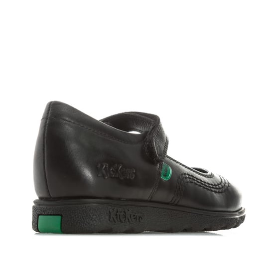 Kickers Fragma Pop Lederschuhe für Mädchen in Schwarz - Image 3
