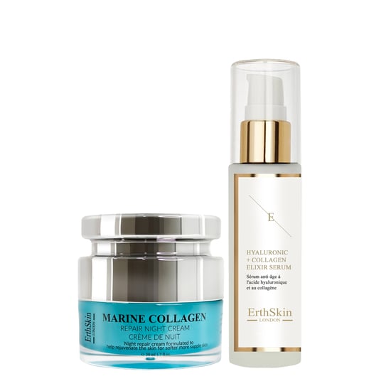Hydroacid & Collagen Serum - 60ml + Marine Collagen Night Repair Cream 50ml - Image 1