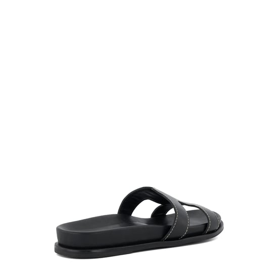 Dune Ladies LOUPA Topstitch-Detail Comfort-Footbed Slider Sandals - Image 4