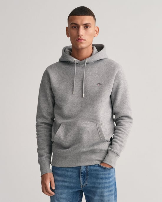 Gant Regular Shield Hoodie Sweatshirt - Image 1