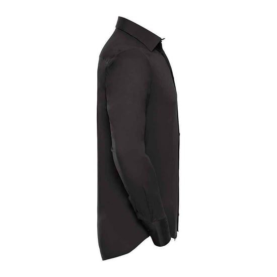 Russell Collection - Hemd für Herren Langärmlig (Schwarz) - Image 3