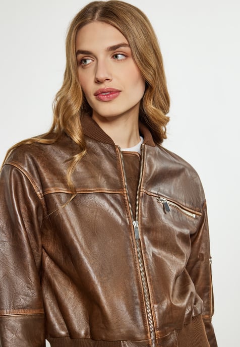 Dreimaster Jacke Damen braun - Image 5