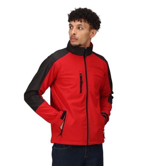 Regatta Mens Hydroforce Soft Shell Jacket (Classic Red/Black)