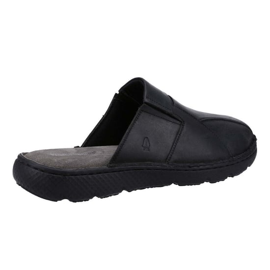 Hush Puppies Herren Carson Leder Pantoletten (Schwarz) - Image 4