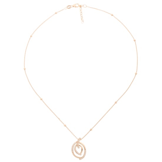 Orphelia 'Celine' Women's 925 Sterling Silver Chain with Pendant - Rose ZH-7114/RG