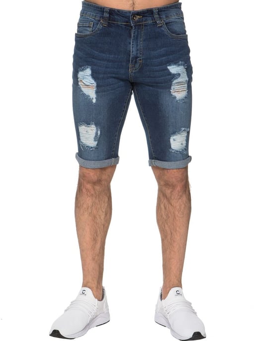 Herren Ripped Skinny Shorts - Image 1