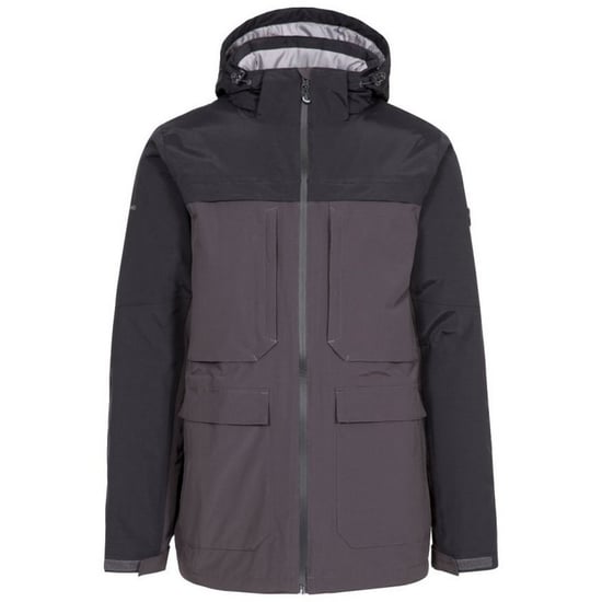 Trespass Mens Heathrack Waterproof Jacket (Dark Grey)