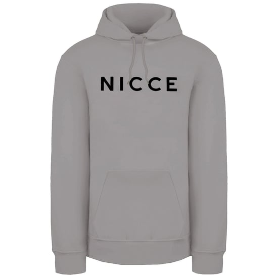 Nicce – Kapuzenpullover „Original Logo“ für Herren in Kreidegrau - Image 1