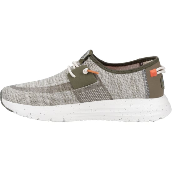 HEYDUDE Sirocco Sport Mode Nylon Herren Grün/Staubiges Olive/Orange Turnschuhe - Image 6