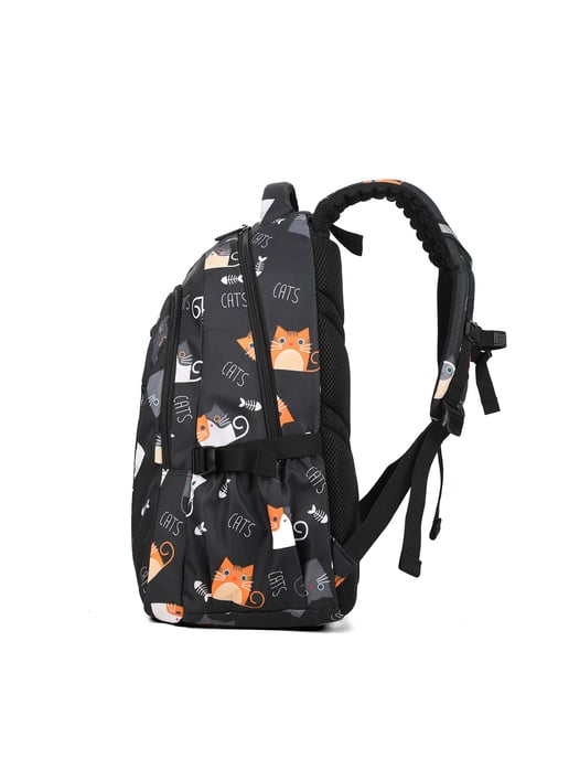 Aoking Rucksack Unisex BLACK - Image 3