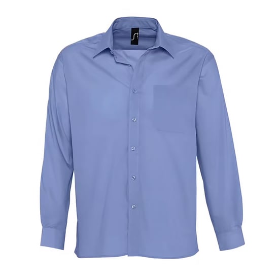 SOLS - "Baltimore" Hemd für Herren Langärmlig (Mittelblau) - Image 1