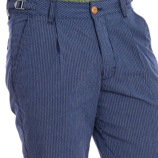 Bermuda shorts with straight cut hems and belt loops TMB006-JQ035 man