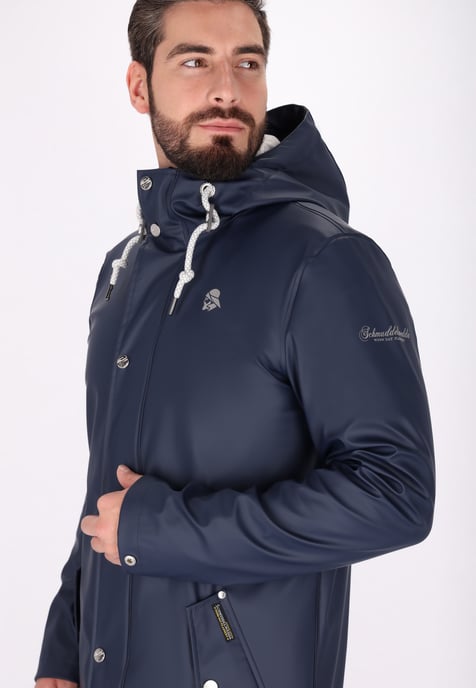Schmuddelwedda Regenjacke Herren Marine - Image 5