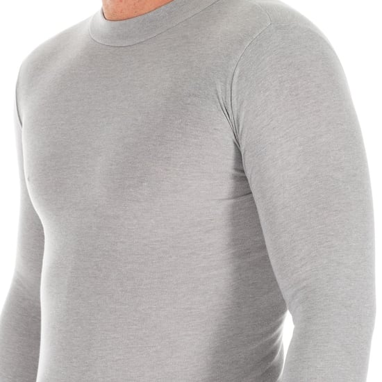 Long-sleeved T-shirt with half-high collar 1625-H man
