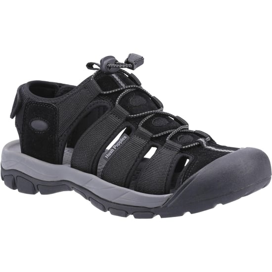 Hush Puppies Herren Peru Sandalen (Schwarz) - Image 1