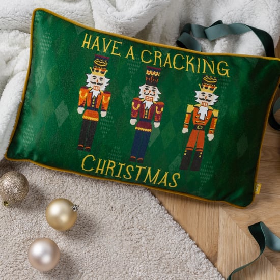furn. Nussknacker Knackendes Weihnachten Gepiptes Samt-Polyester gefülltes Kissen - Image 4