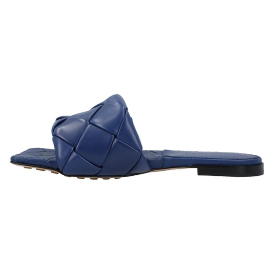 Bottega Veneta Lido Flache Sandale blau - Image 3