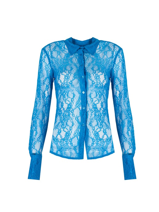 Pinko Hemd Cortese Damen blau - Image 1