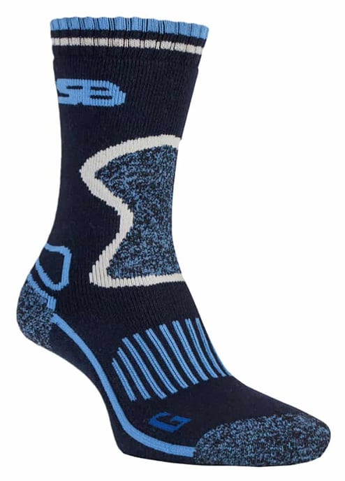 2 Paar Damen gepolstert Wolle Mischung Wandern Socken mit Arch Support - Image 1