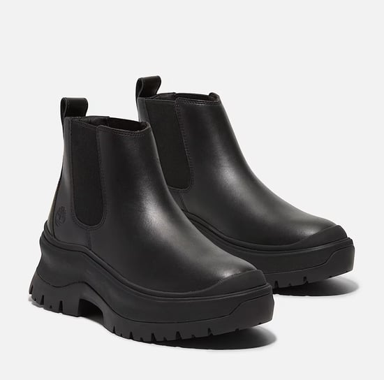 Timberland Roxie Lane Chelsea Leder Damen Schwarz Stiefel - Image 1