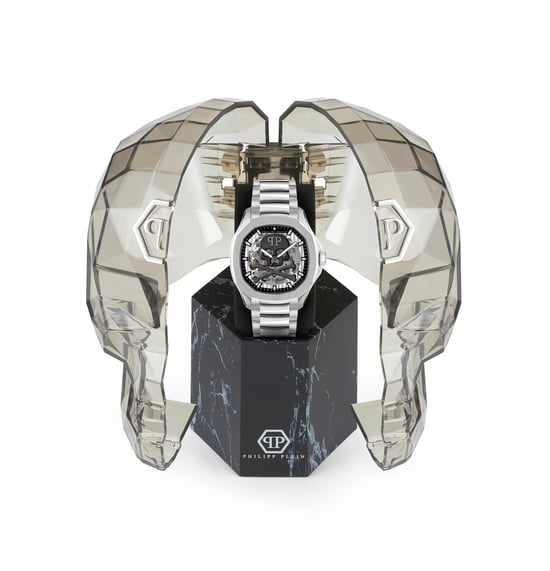Philipp Plein $keleton $pectre Silber Herren Armbanduhr PWRAA0223 - Image 4