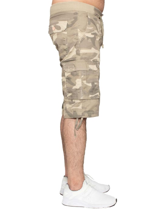 Enzo | Herren Cargo Combat Camo Shorts - Image 3