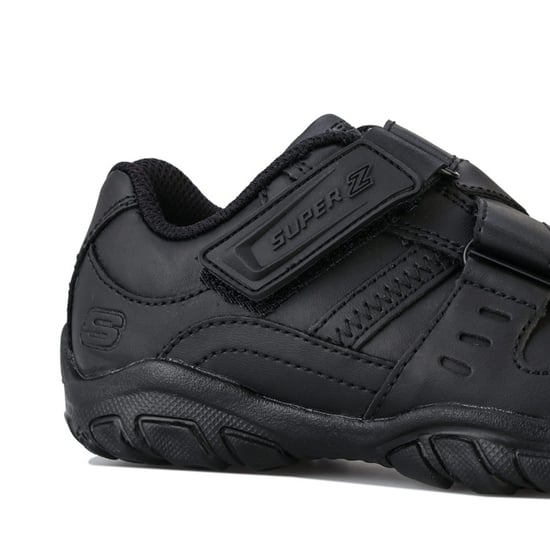 Boy's Skechers Junior Grambler Zeem Trainers in Black