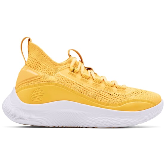 Under Armour Curry Flow 8 GS Kids Yellow Trainers