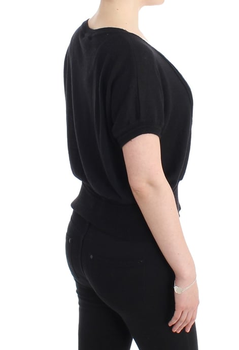 Cavalli Black short sleeved jumper