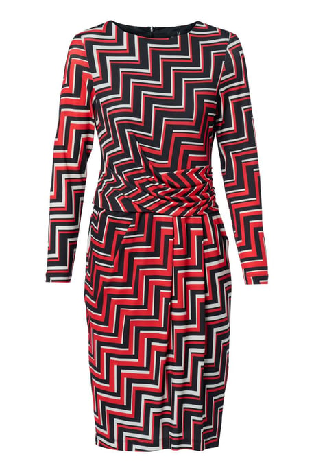 Eloise Print Kleid Rot / Multi - Image 2